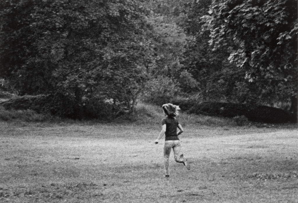 Jackie Onassis Attempting to Distract Ron Galella from Photographing Her Daughter Caroline, Central Park, New York