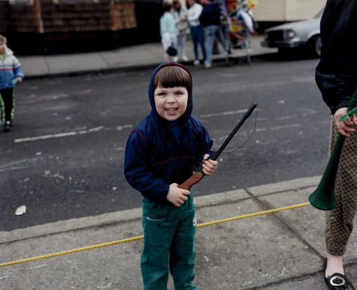 Boy with Popgun--St. Patrick's Day Parade, South Boston