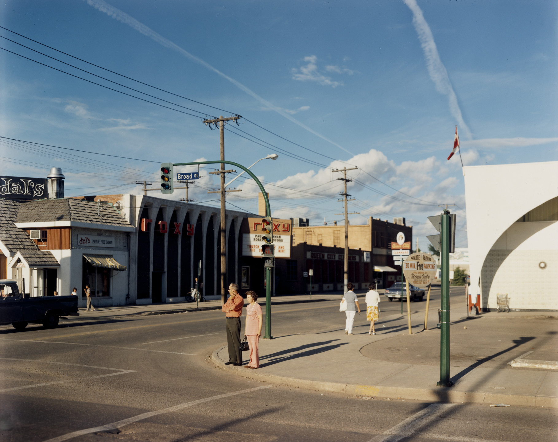 Stephen Shore. Broad Street, Regina, Saskatchewan, August 17, 1974