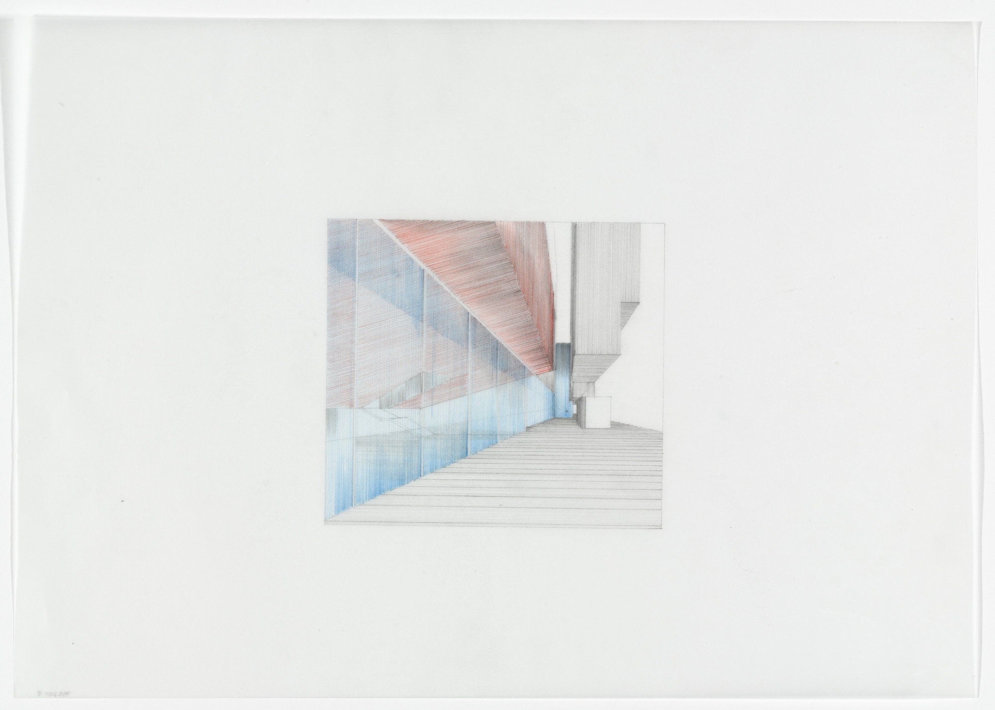 Yvonne Farrell, Shelley McNamara. Luigi Bocconi University, Milan, Italy (Perspective sketch). 2001