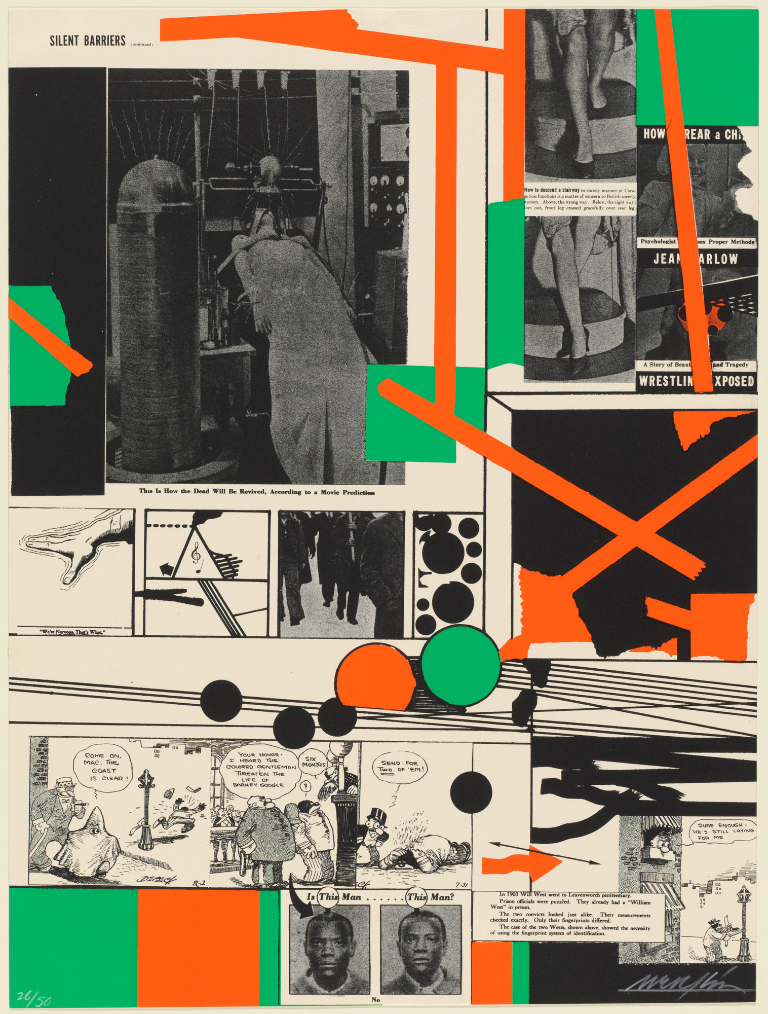 Richard Merkin. Serigraph/Comments from The Fifteen Days of May