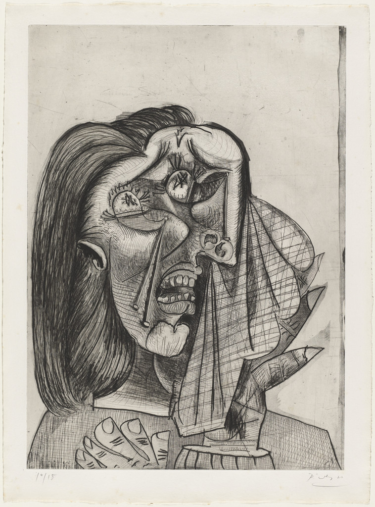 The Weeping Woman, I (La Femme qui pleure. I ), state VII