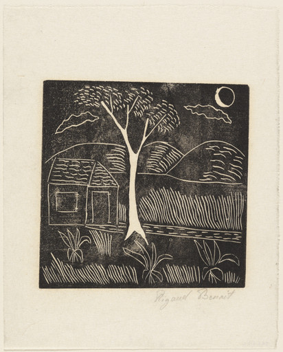 Rigaud Benoit, Unidentified, Haiti. Untitled from 10 Original Woodcuts Signed by the Popular Painters of Haiti (10 Gravures Originales signées par les peintres populaires d'Haiti). 1947