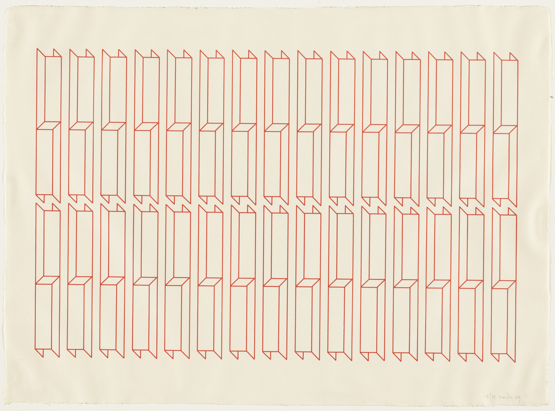 Nedo Mion Ferrario. Red (Rojo). 1969