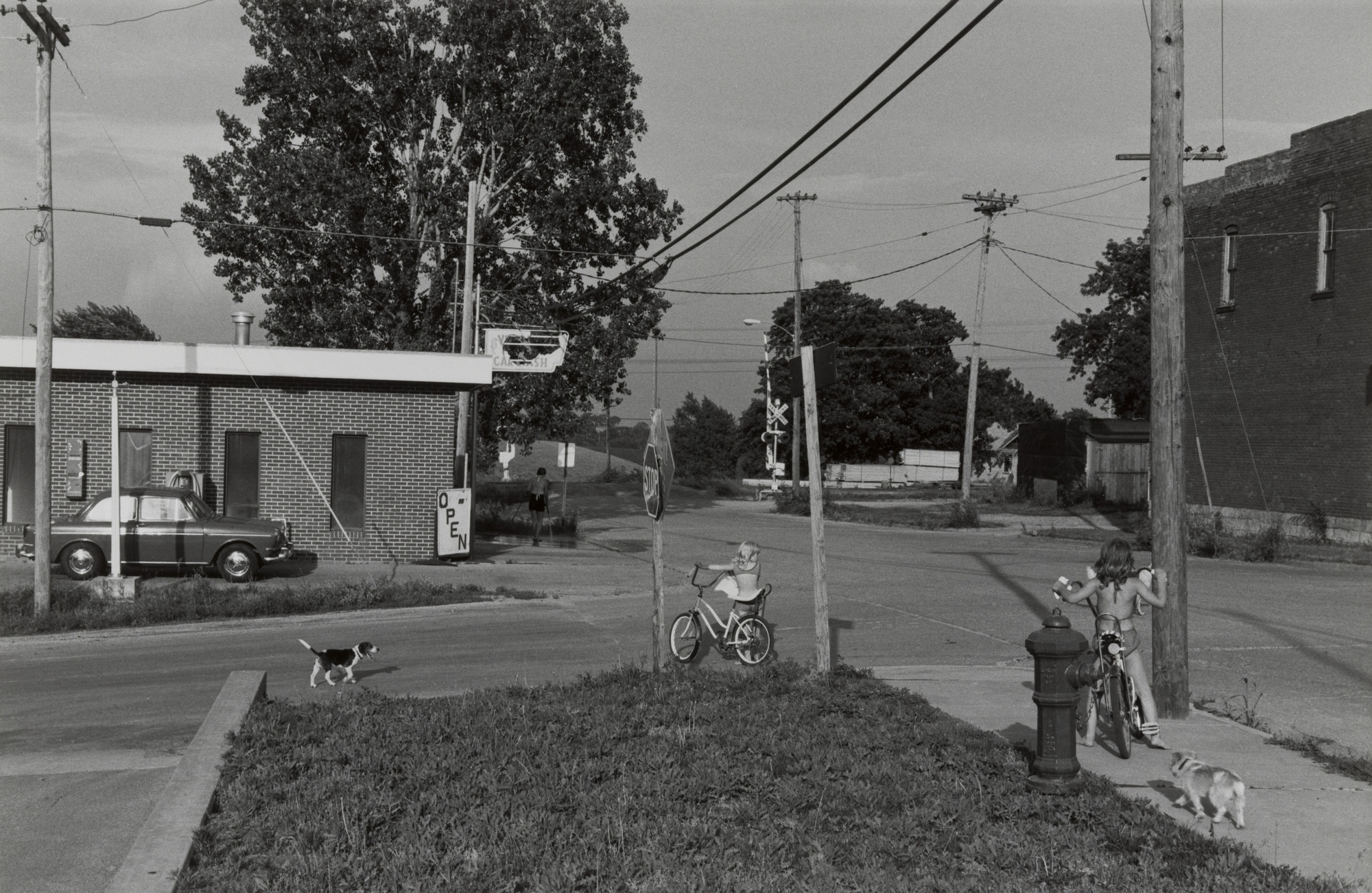 Earl Iversen. Downtown, Wellsville, Kansas