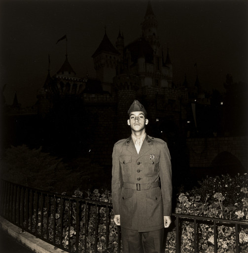 Young Marine at Disneyland