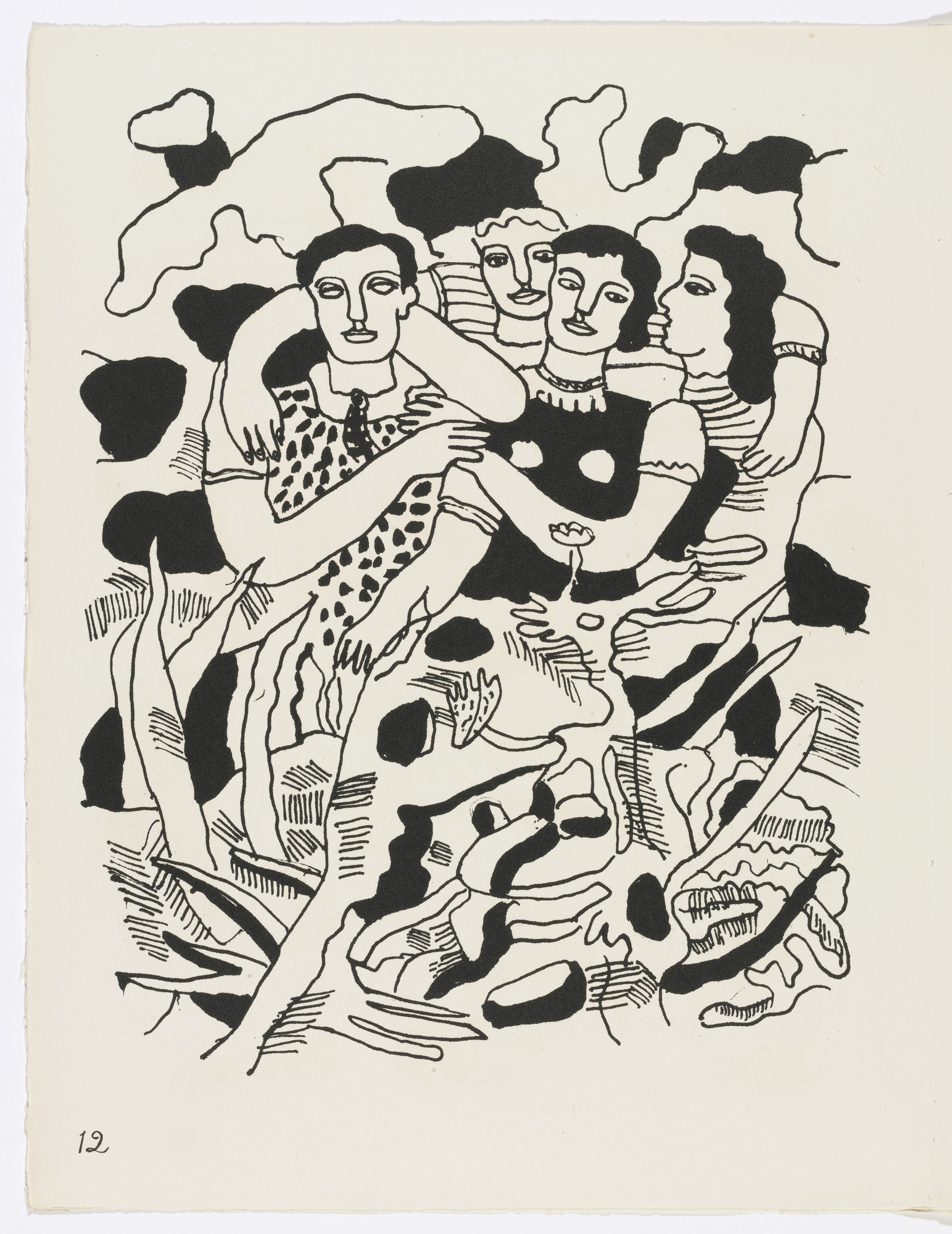 Fernand Léger. Plate (page 12) from Cirque ( Circus )