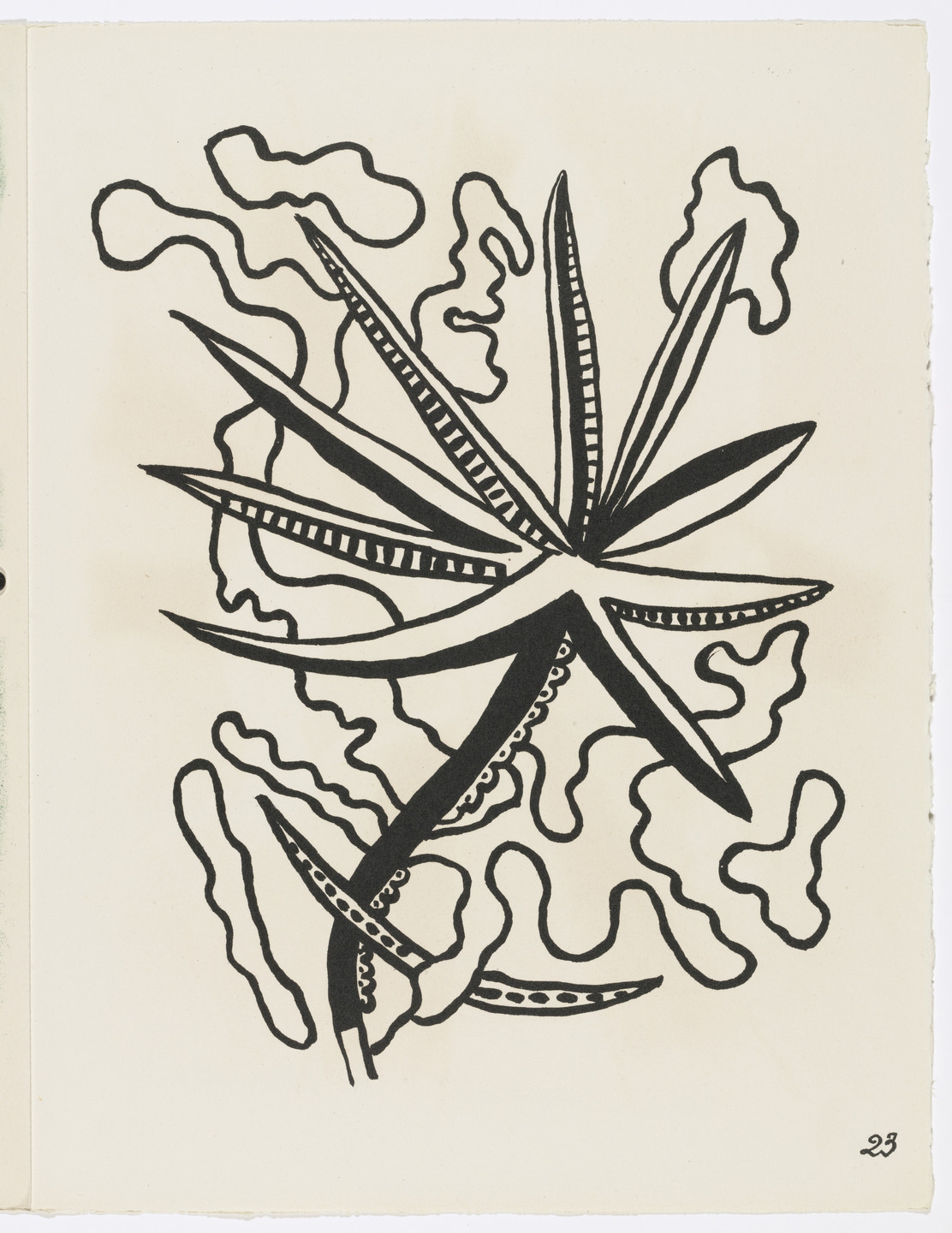 Fernand Léger. Plate (page 23) from Cirque (Circus). 1950