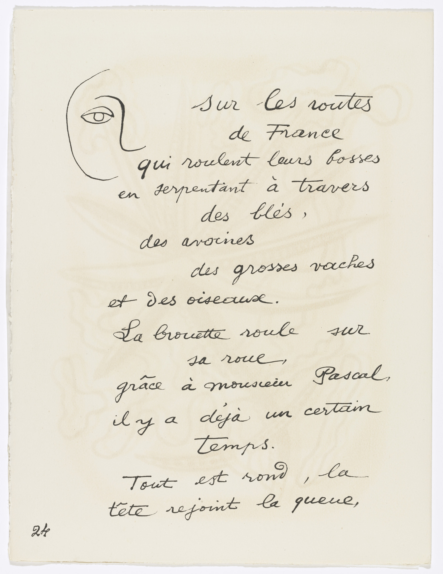 Fernand Léger. Headpiece (page 24) from Cirque ( Circus )