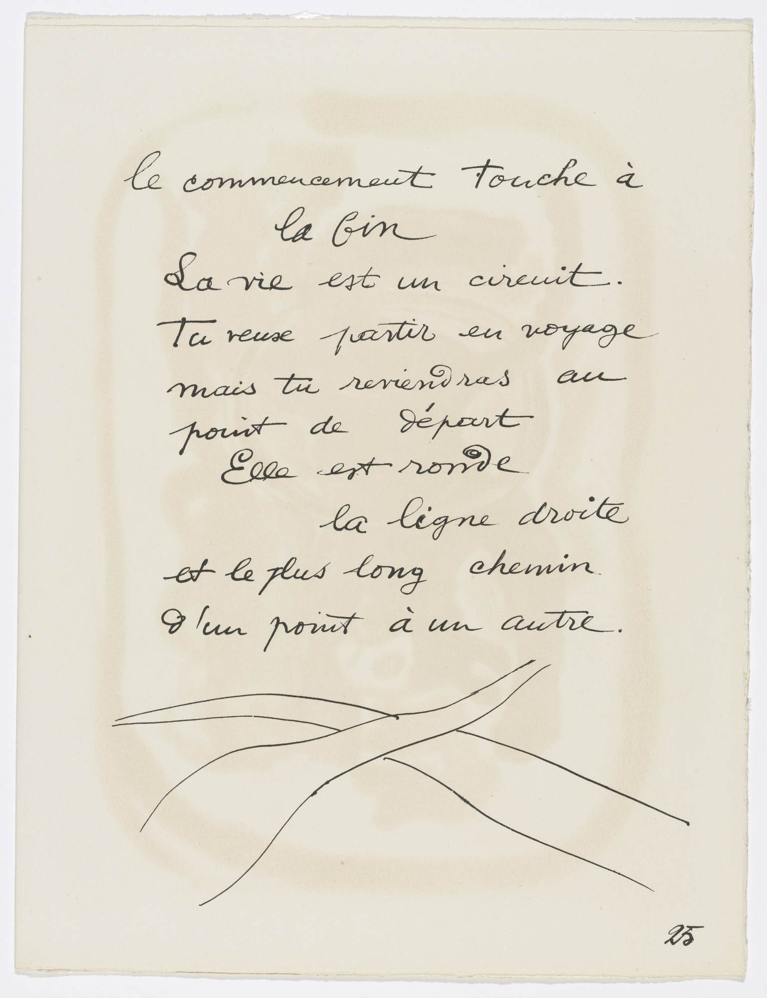 Fernand Léger. Tailpiece (page 25) from Cirque ( Circus )