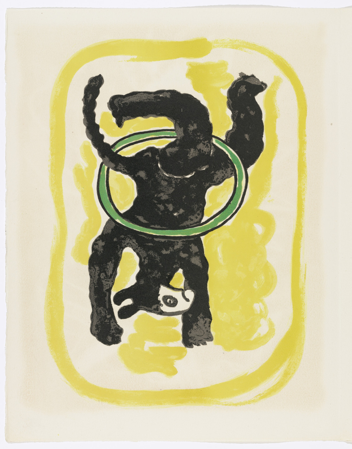 Fernand Léger. Plate (page 26) from Cirque (Circus). 1950