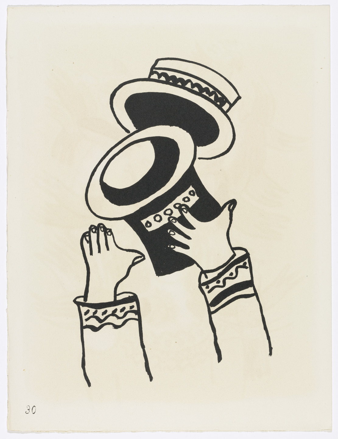 Fernand Léger. Plate (page 30) from Cirque (Circus). 1950
