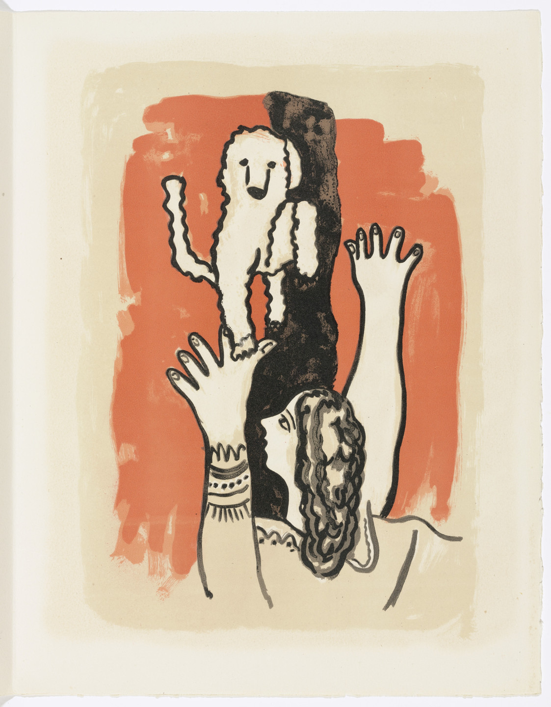 Fernand Léger. Plate (page 31) from Cirque (Circus). 1950