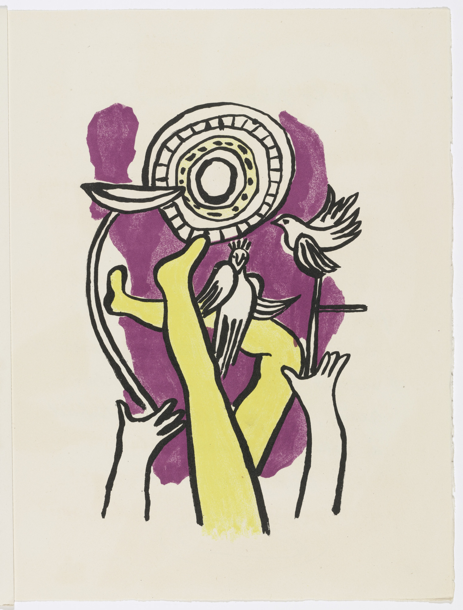 Fernand Léger. Plate (page 39) from Cirque (Circus)