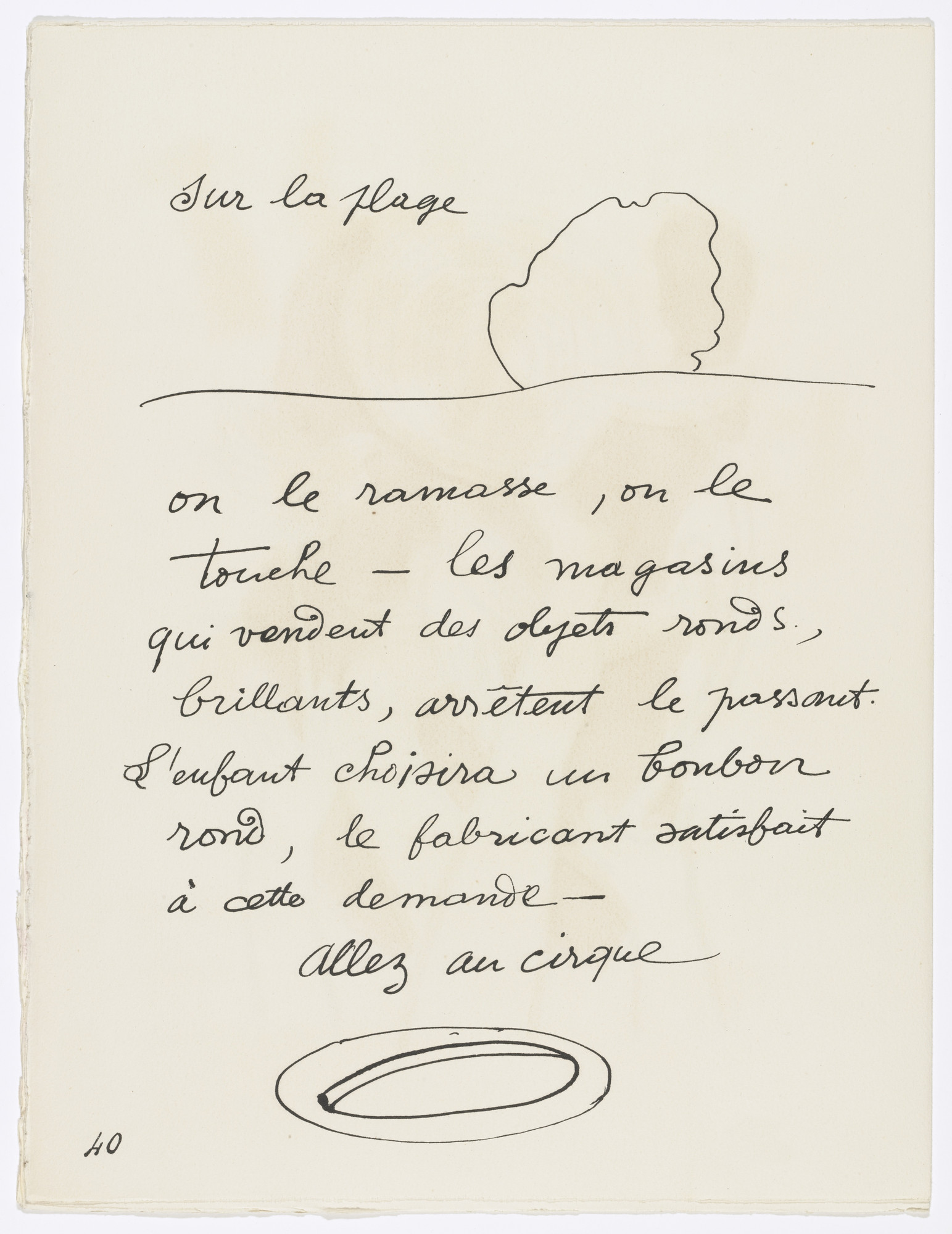Fernand Léger. In-text plates (page 40) from Cirque ( Circus )