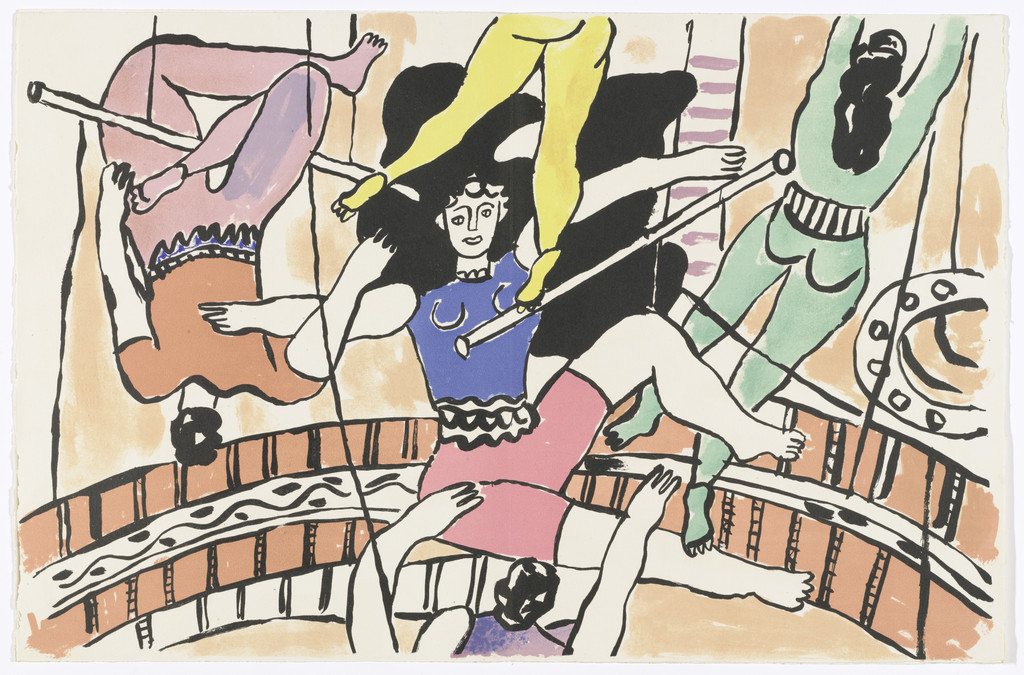 Double page plate (pages 44 and 45) from Cirque (Circus)