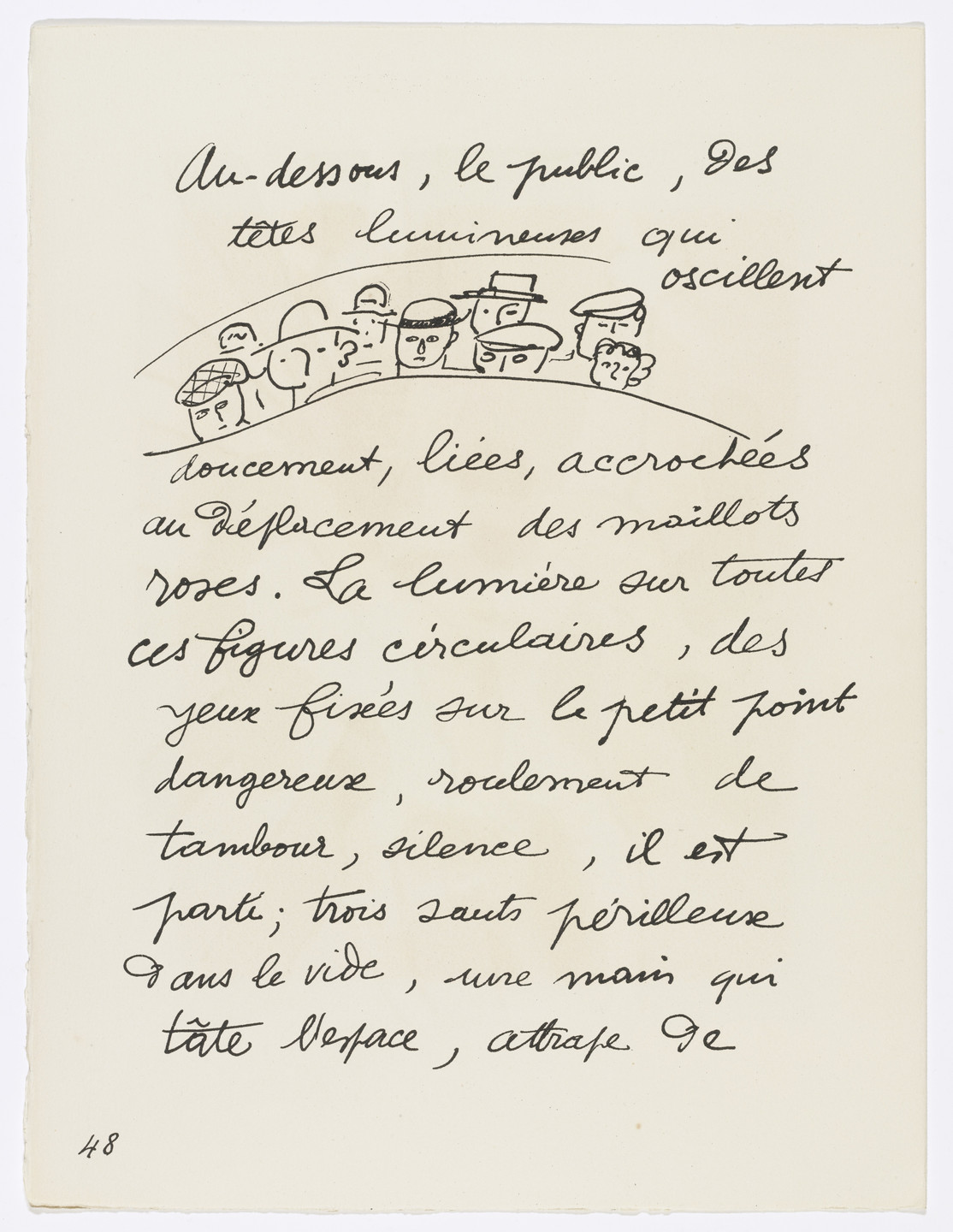 Fernand Léger. In-text plate (page 48) from Cirque (Circus). 1950