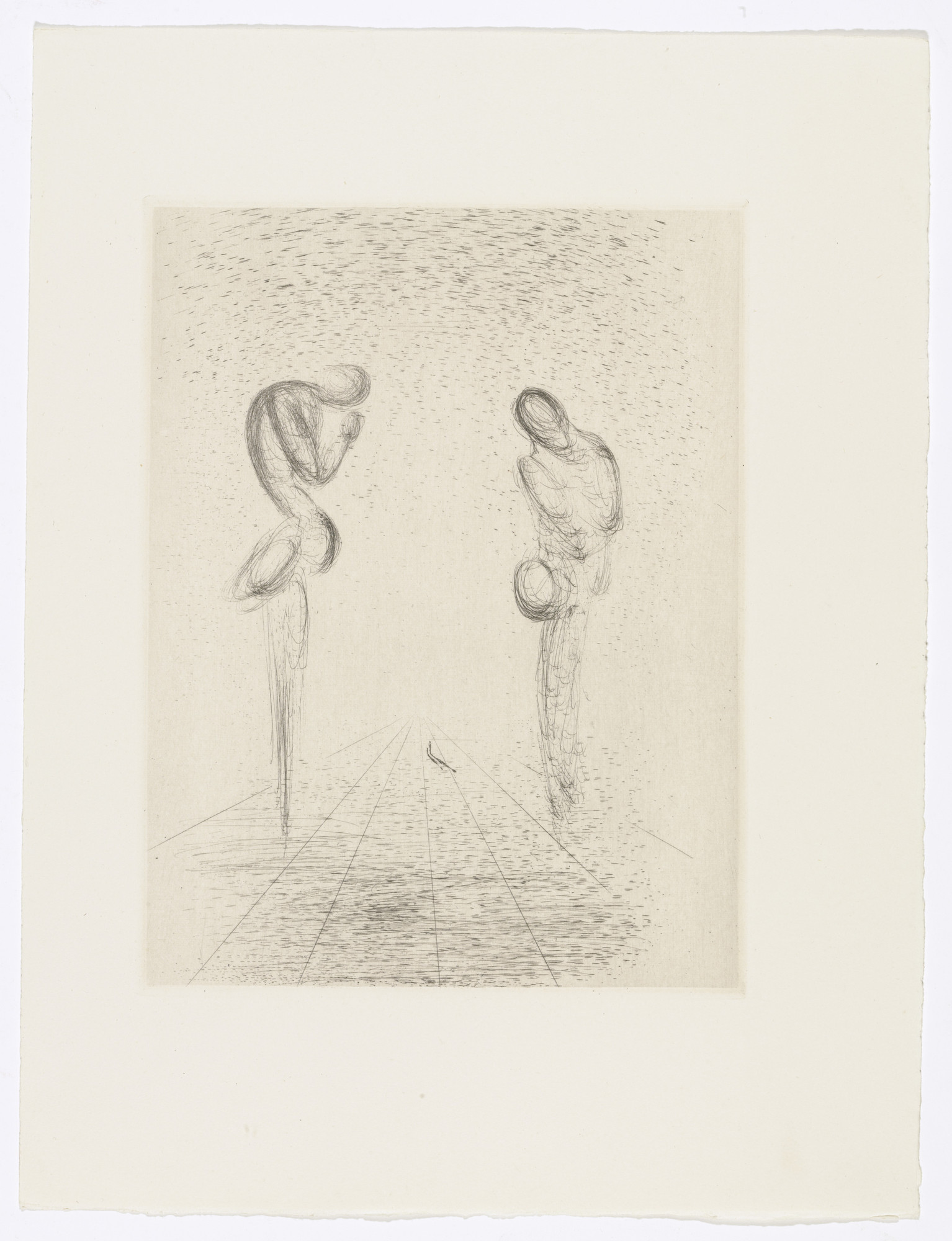 Salvador Dalí. Plate (facing page 102) from Les Chants de Maldoror (The Songs of Maldoror)