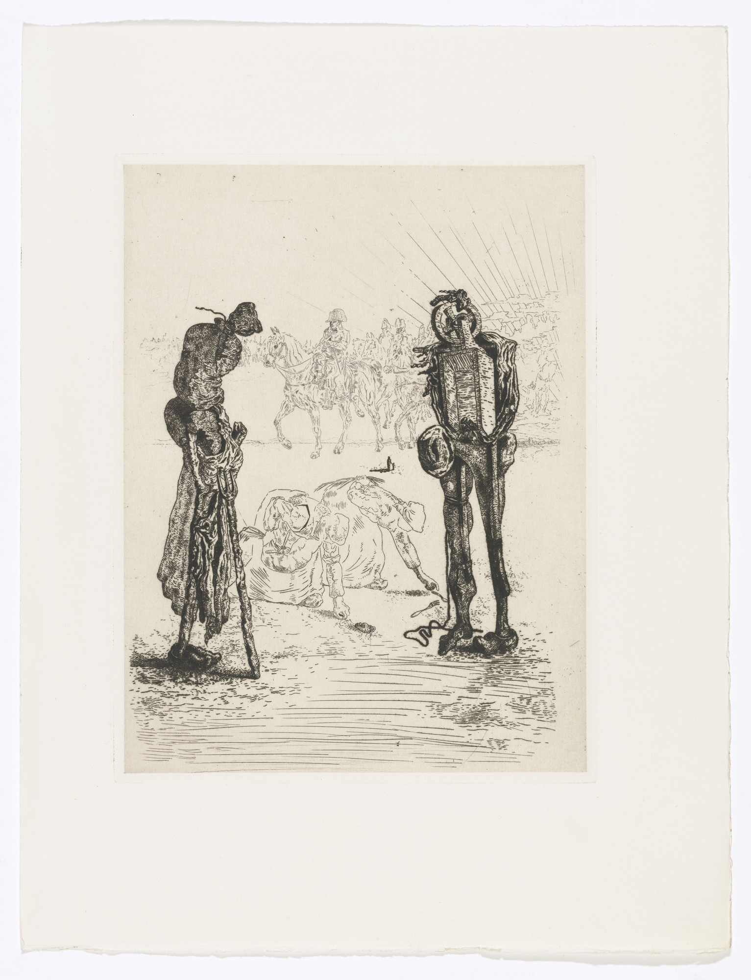 Salvador Dalí. Plate (facing page 106) from Les Chants de Maldoror (The Songs of Maldoror)