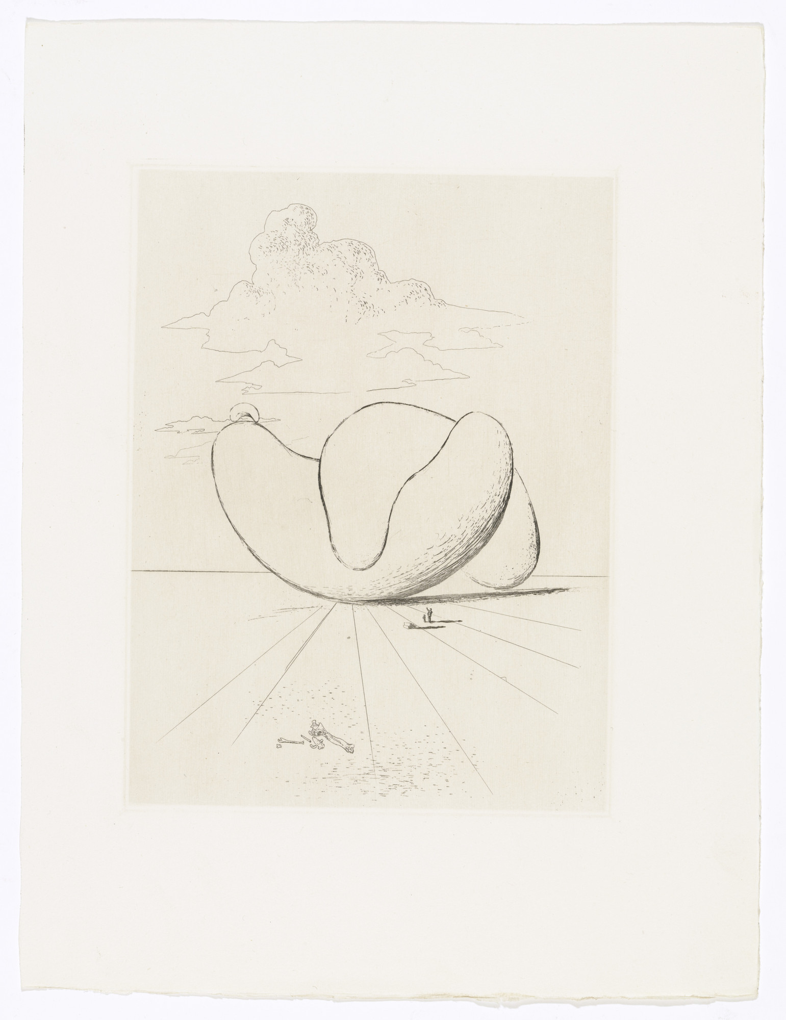 Salvador Dalí. Plate (facing page 122) from Les Chants de Maldoror (The Songs of Maldoror)