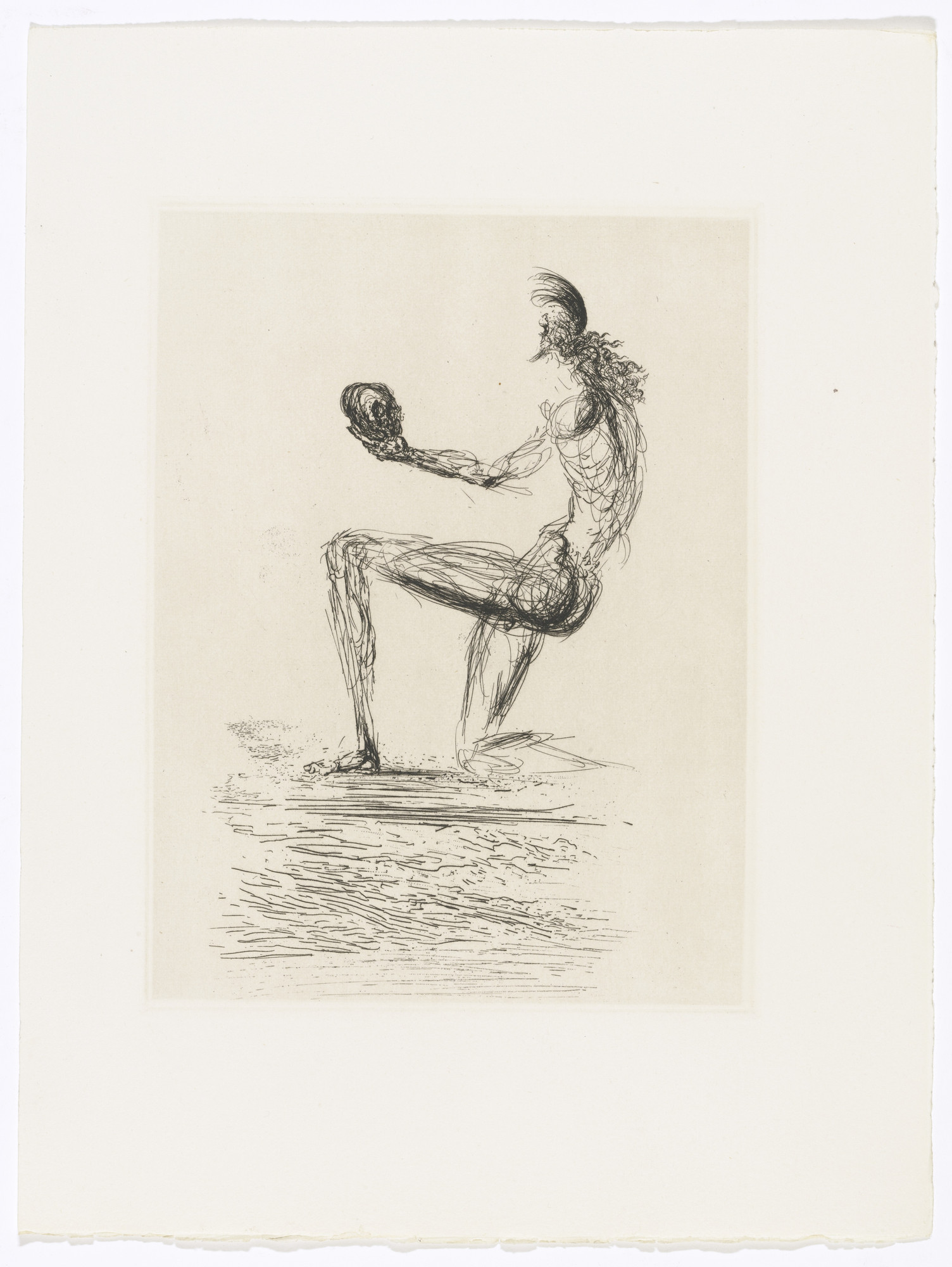 Salvador Dalí. Plate (facing page 126) from Les Chants de Maldoror (The Songs of Maldoror)