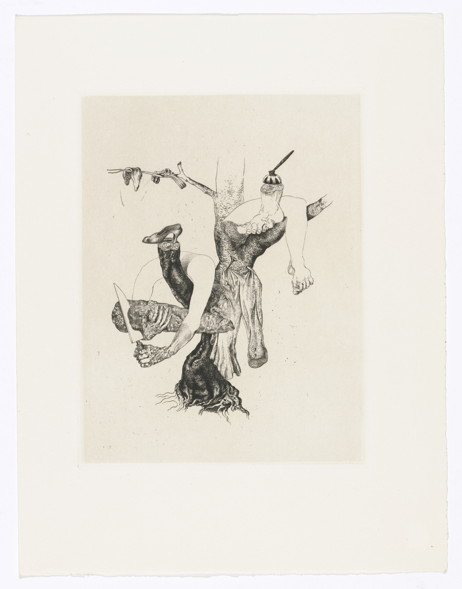Salvador Dalí. Plate (facing page 132) from Les Chants de Maldoror (The Songs of Maldoror)