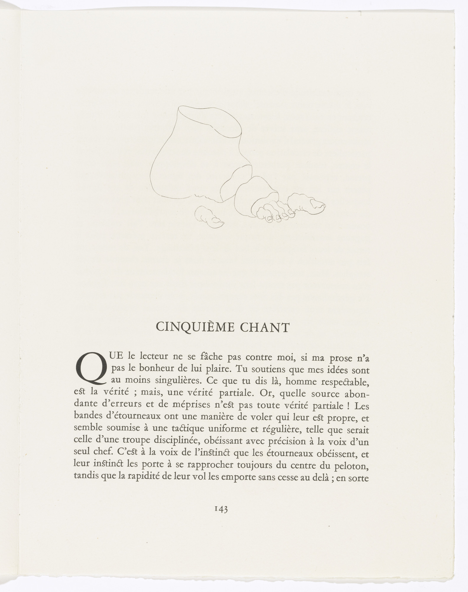 Salvador Dalí. Headpiece (page 143) from Les Chants de Maldoror (The Songs of Maldoror)