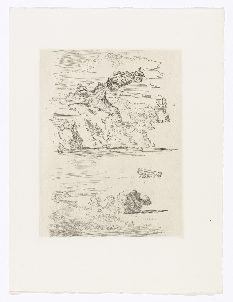 Plate (facing page 164) from Les Chants de Maldoror (The Songs of Maldoror) by Salvador Dalí