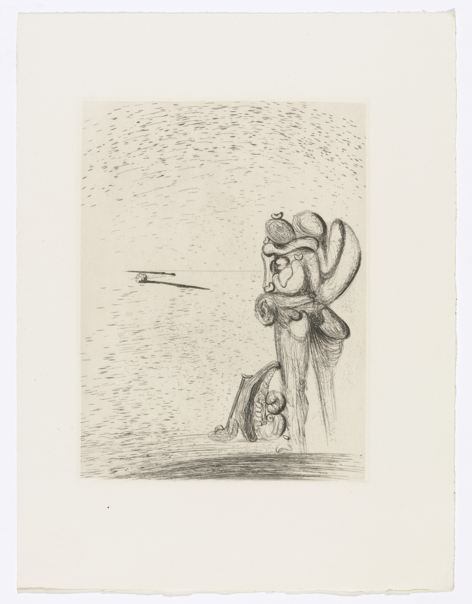 Salvador Dalí. Plate (facing page 190) from Les Chants de Maldoror (The Songs of Maldoror)