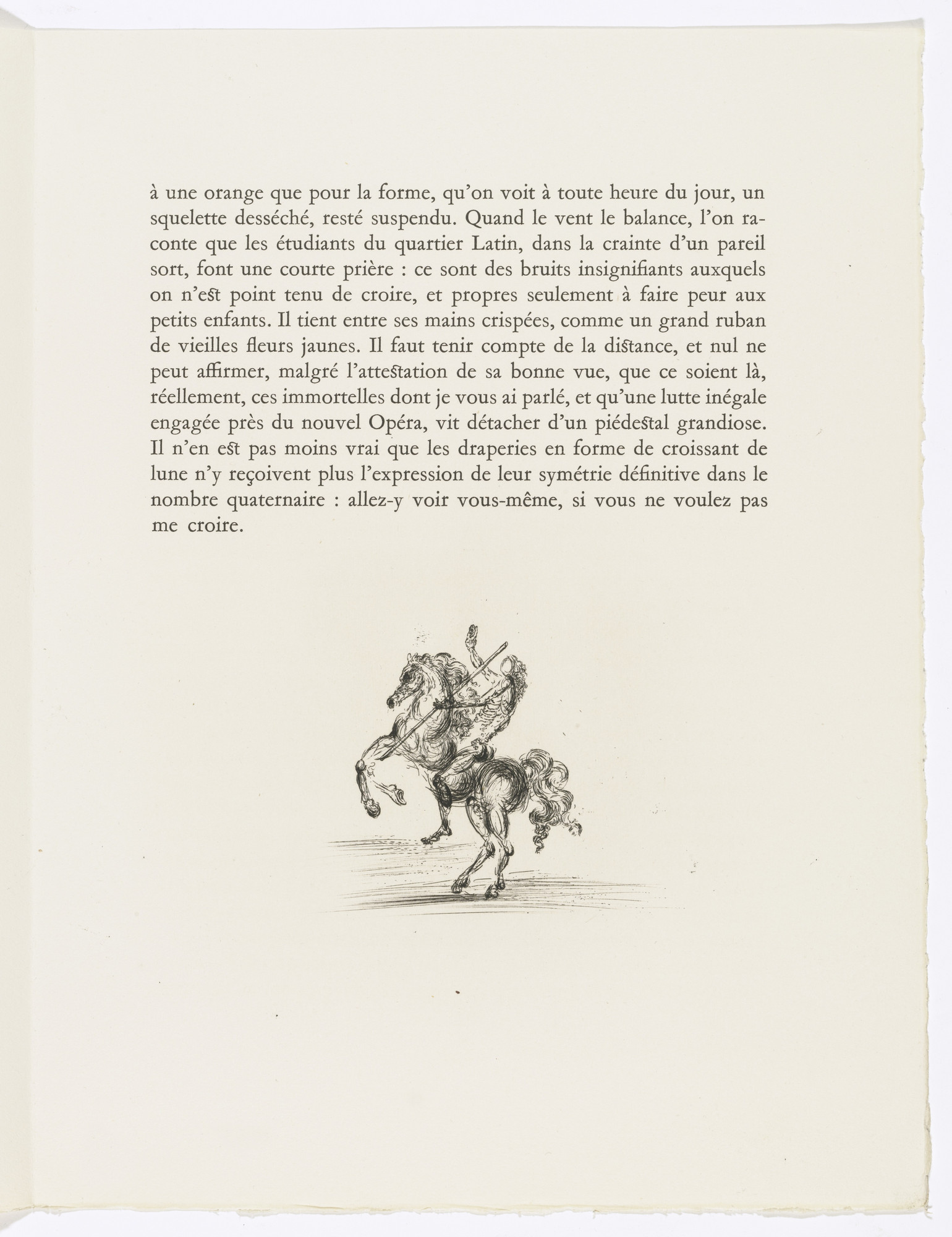 Salvador Dalí. Tailpiece (page 207) from Les Chants de Maldoror ( The Songs of Maldoror )