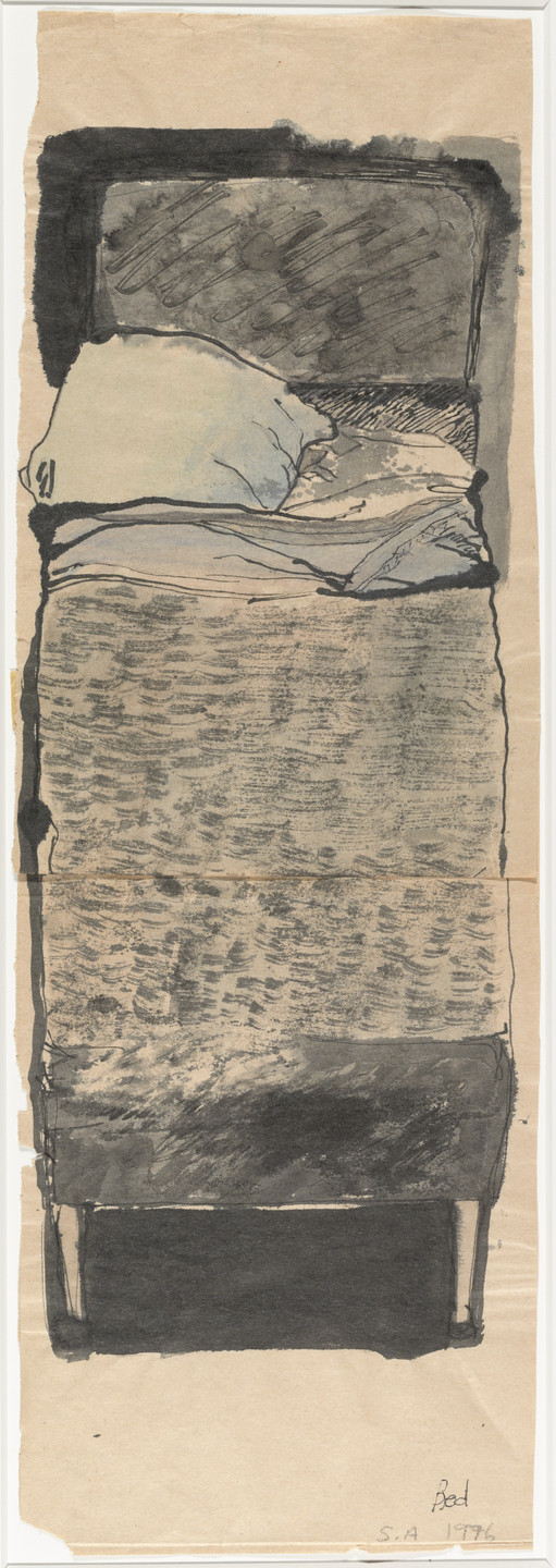 Marlene Dumas. Bed. 1976