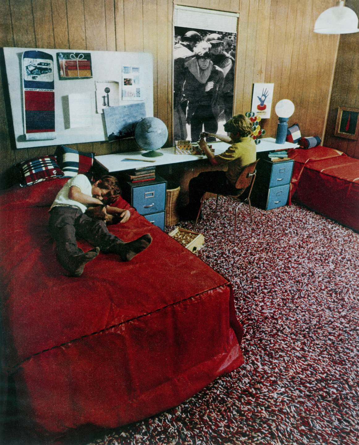 Martha Rosler. Boys' Room from the series House Beautiful: Bringing the War Home. c. 1967-72