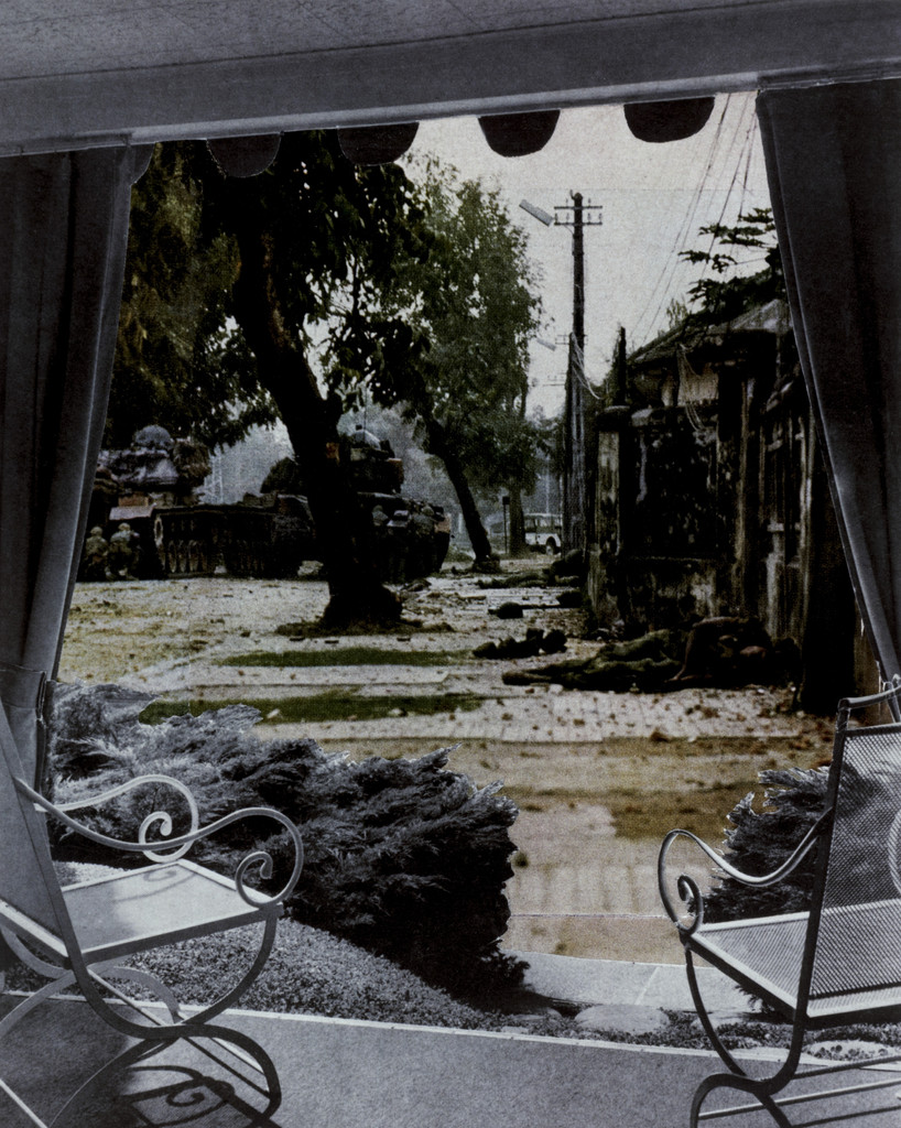 Patio View from the series House Beautiful: Bringing the War Home