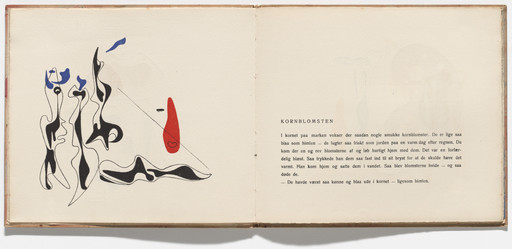 Plate (folio 4 verso) from the illustrated book Pigen I Ilden (The Girl in the Fire)