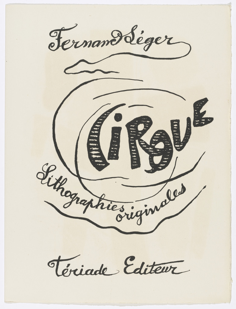 Title page from Cirque (Circus)