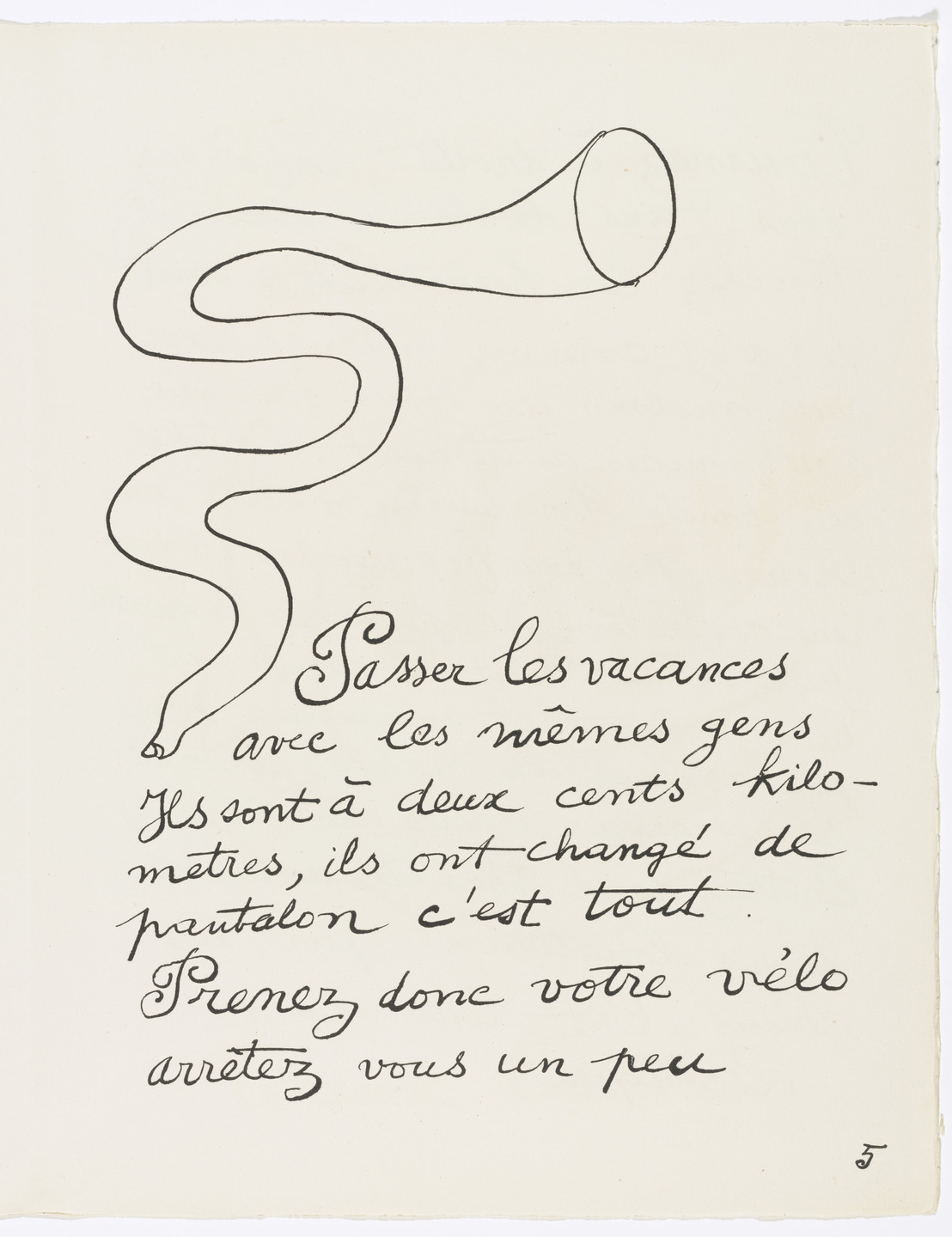 Fernand Léger. Headpiece (page 5) from Cirque (Circus). 1950