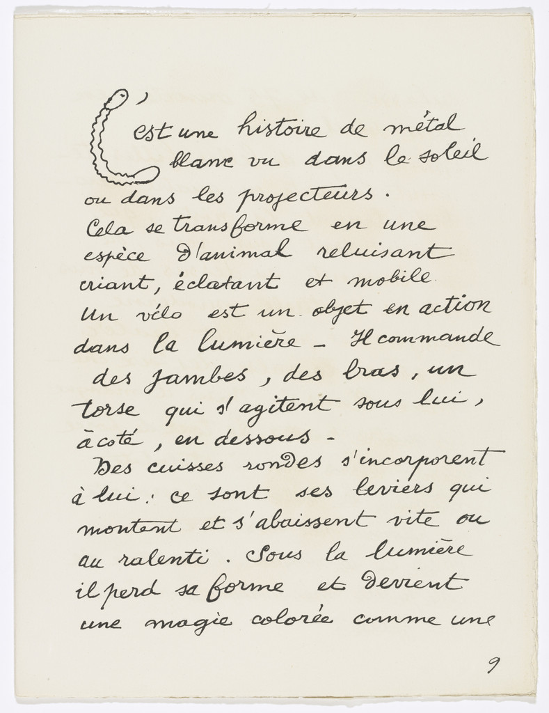 Initial letter C (page 9) from Cirque (Circus)