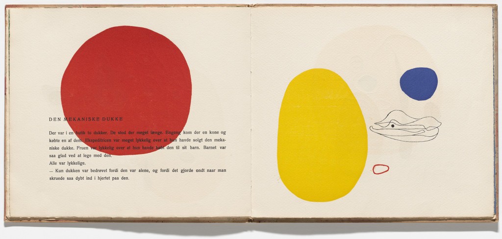 Double page plate (folios 10 verso and 11) from the illustrated book Pigen I Ilden (The Girl in the Fire)