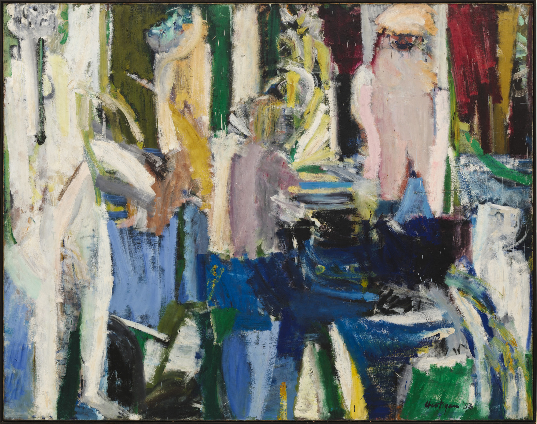 Grace Hartigan. River Bathers. 1953
