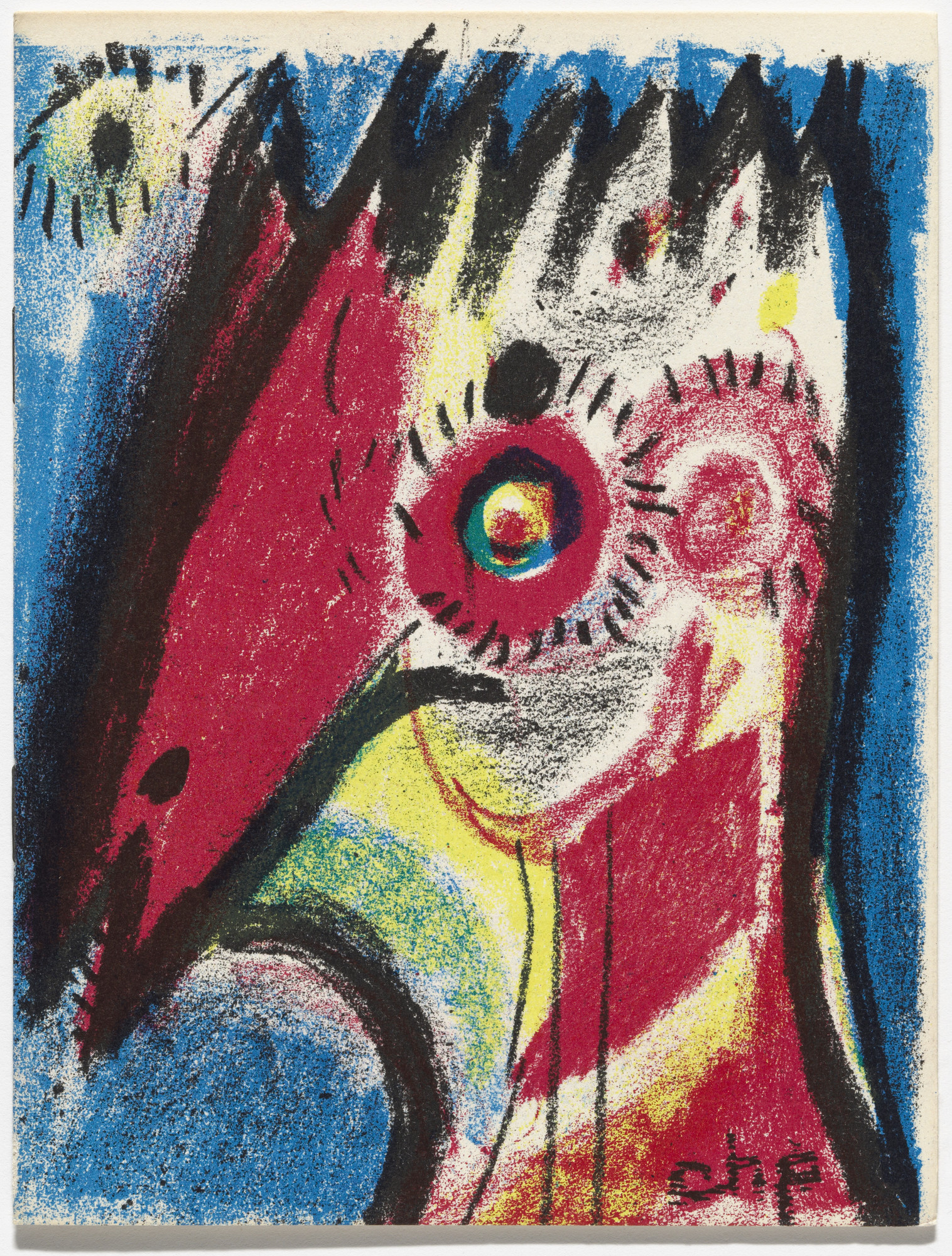 Carl-Henning Pedersen. Front cover from Frie Kunstnere , Volume 15