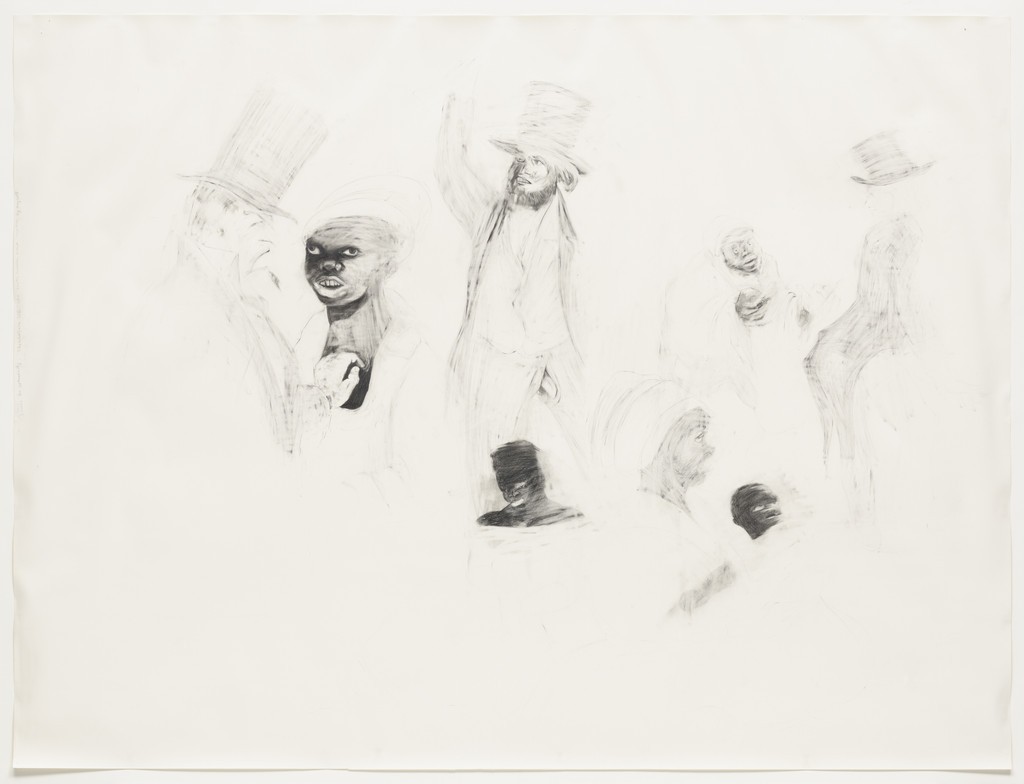 Search for Authenticity Sketched from Life at a South Carolina Slave Auction by Myself