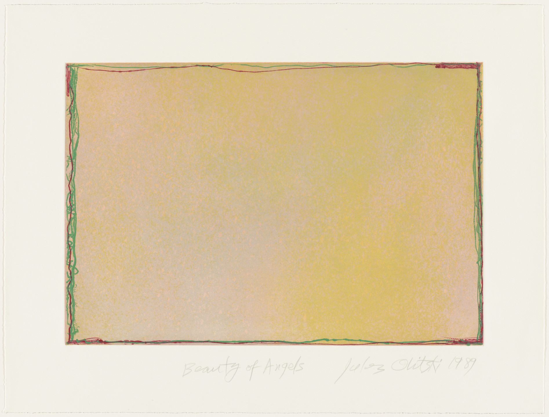 Jules Olitski. Beauty of Angels. 1989