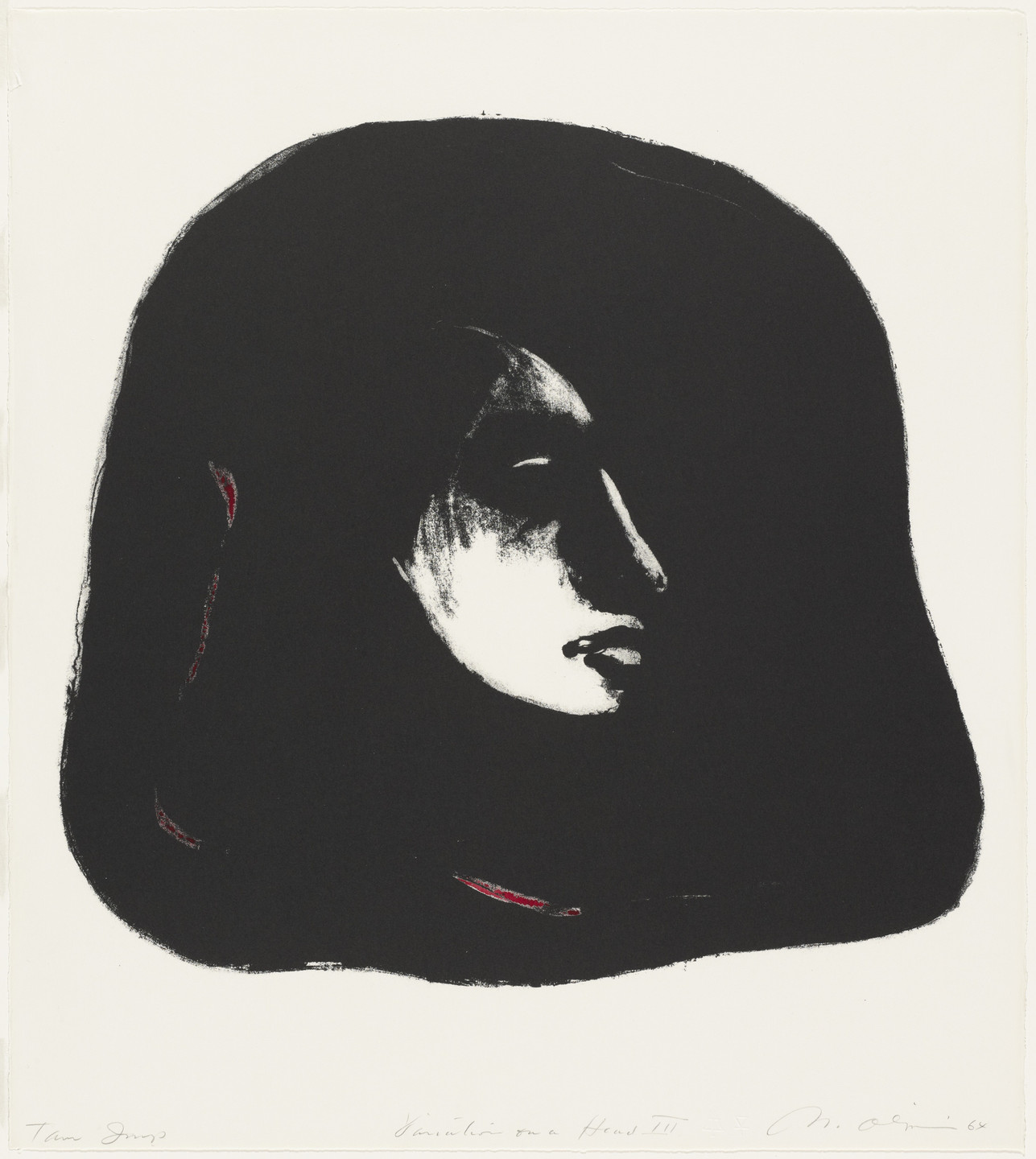 Nathan Oliveira. Variation on a Head III. 1964