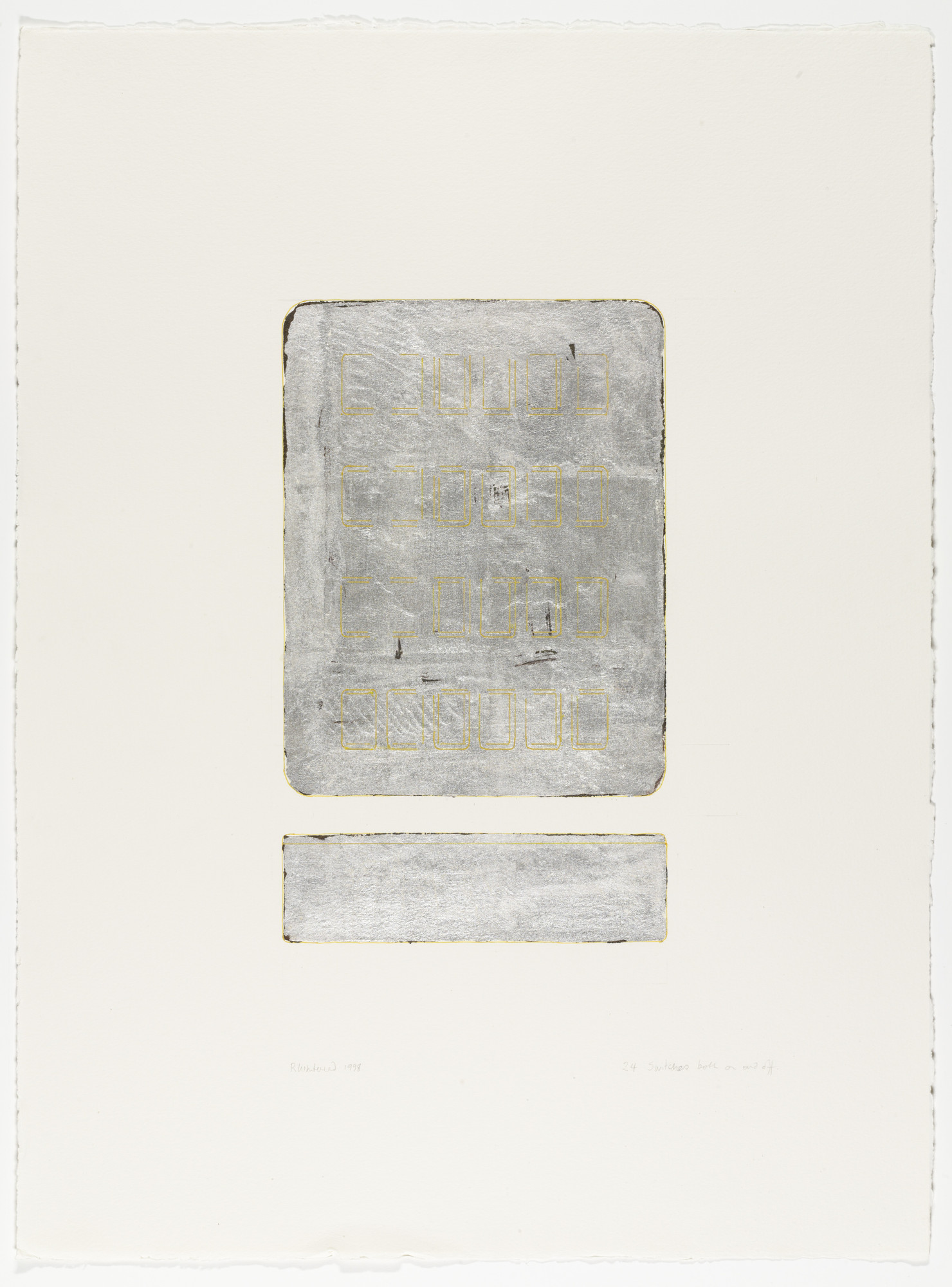 Rachel Whiteread. 24 Switches both on and off