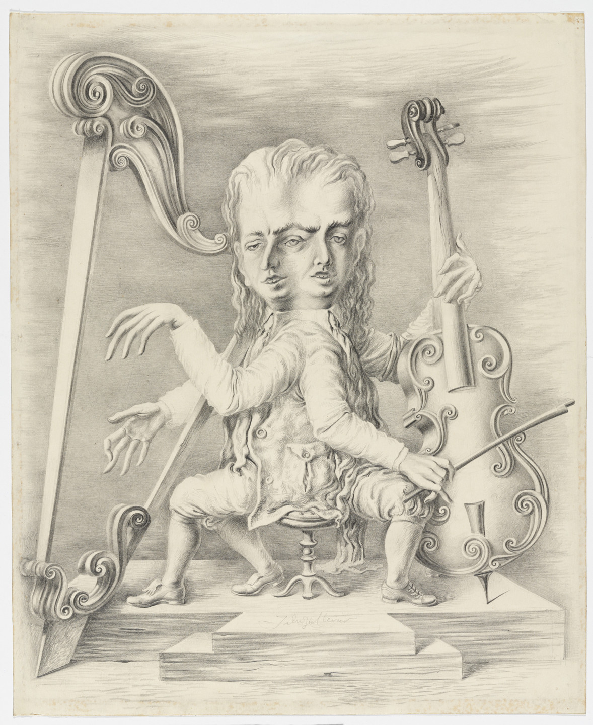 Fabrizio Clerici. Duet for Harp and &#39;Cello. (1944)