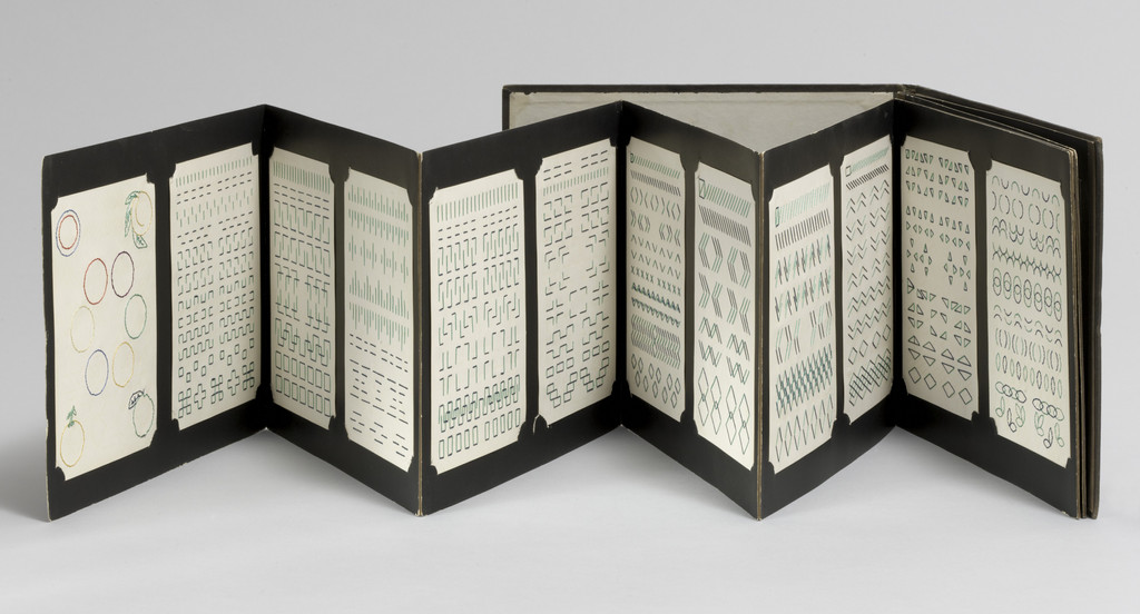 Sewing C.K.T.S. (Kindergarten material based on the educational theories of Friedrich Froebel)