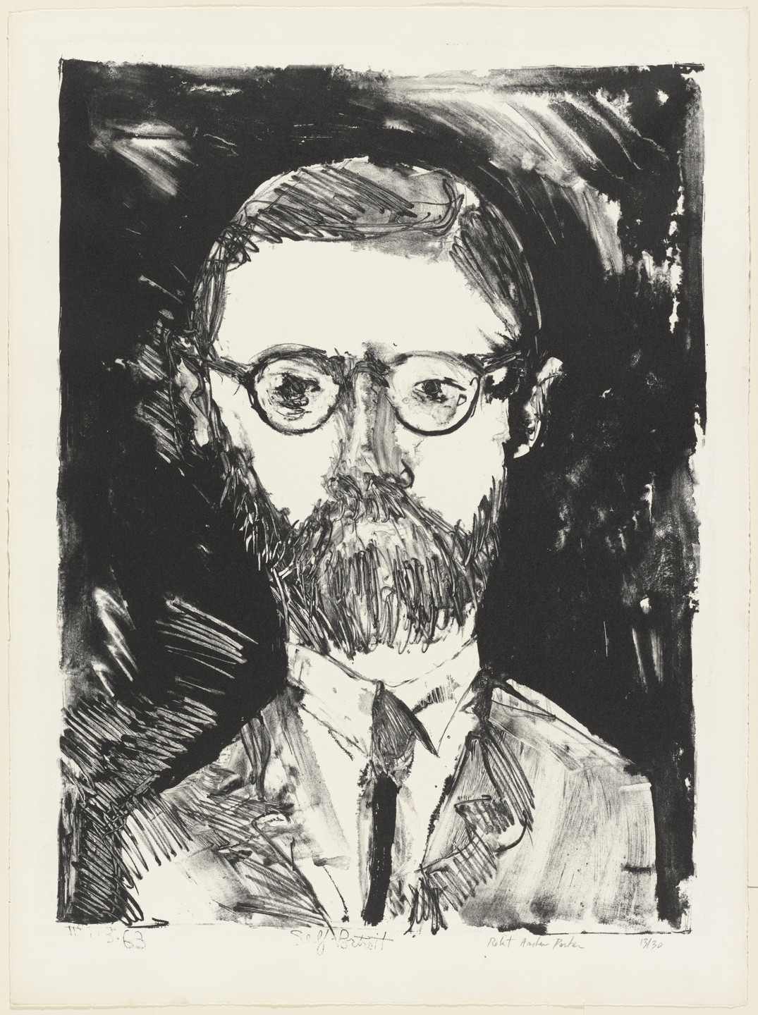 Robert Andrew Parker. Self-Portrait. 1963