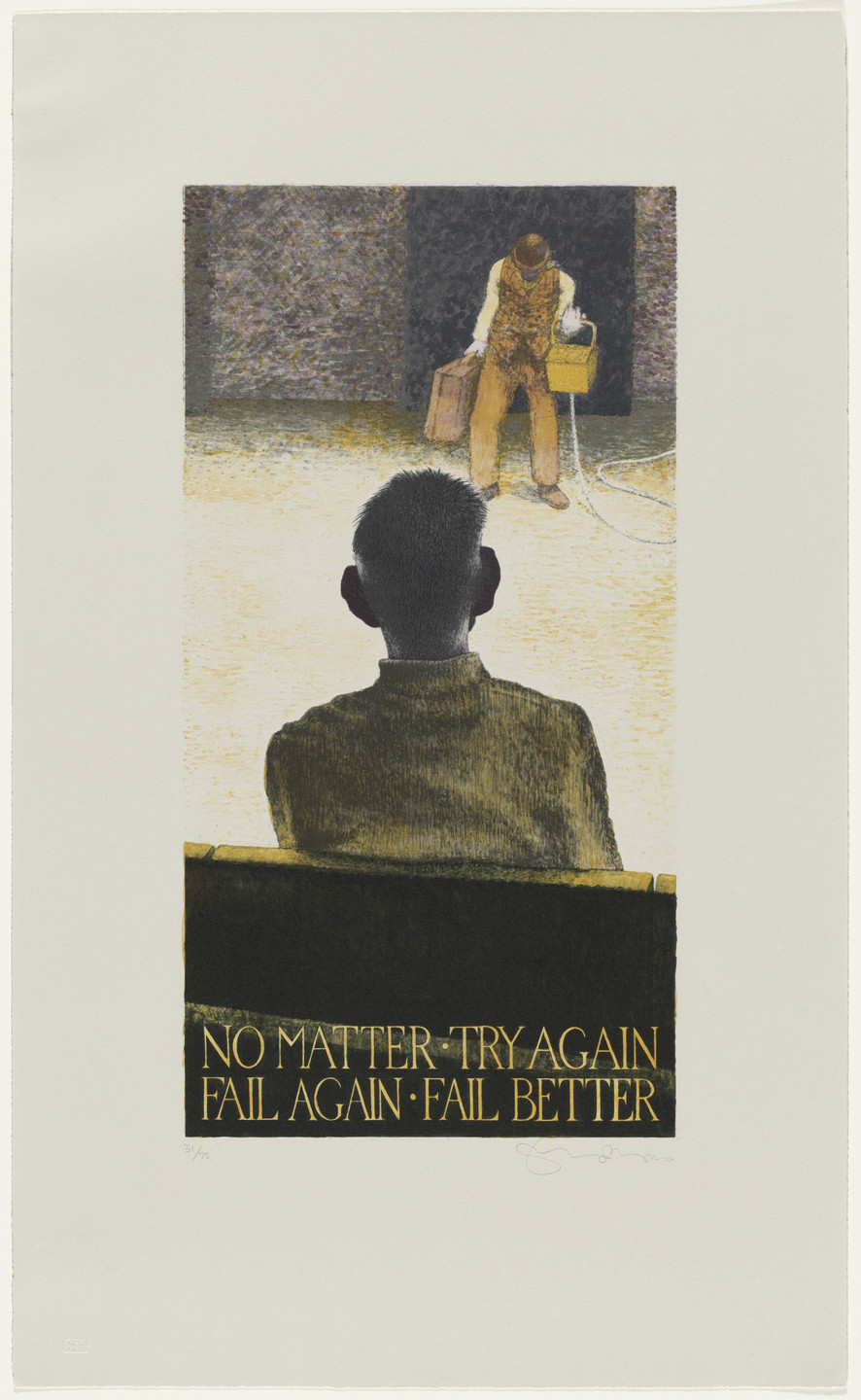 Tom Phillips. Beckett. (1984)