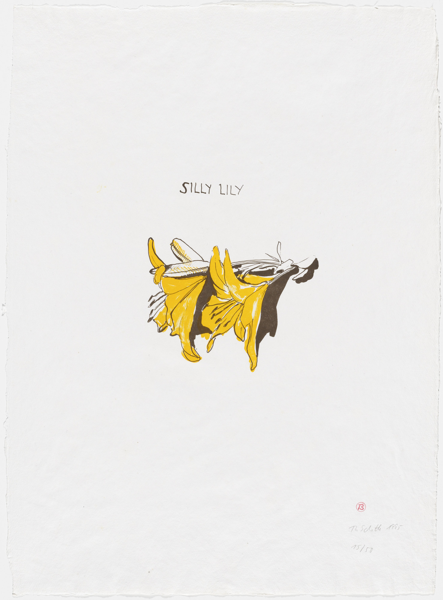 Thomas Schütte. Untitled from Silly Lilies