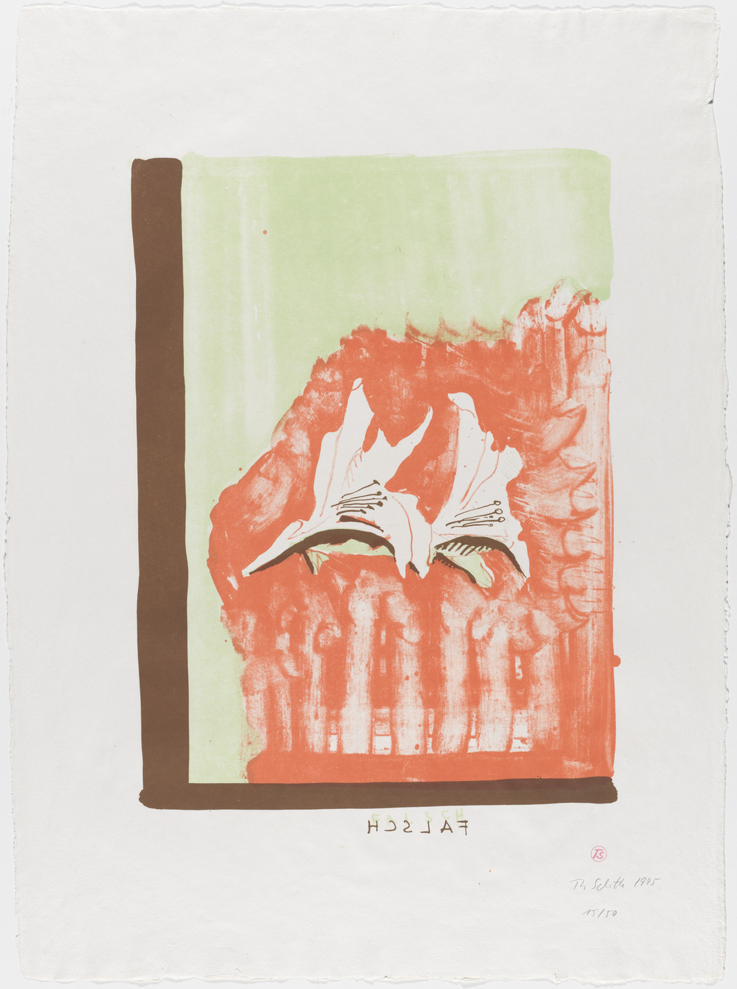 Thomas Schütte. Untitled from Silly Lilies. 1995